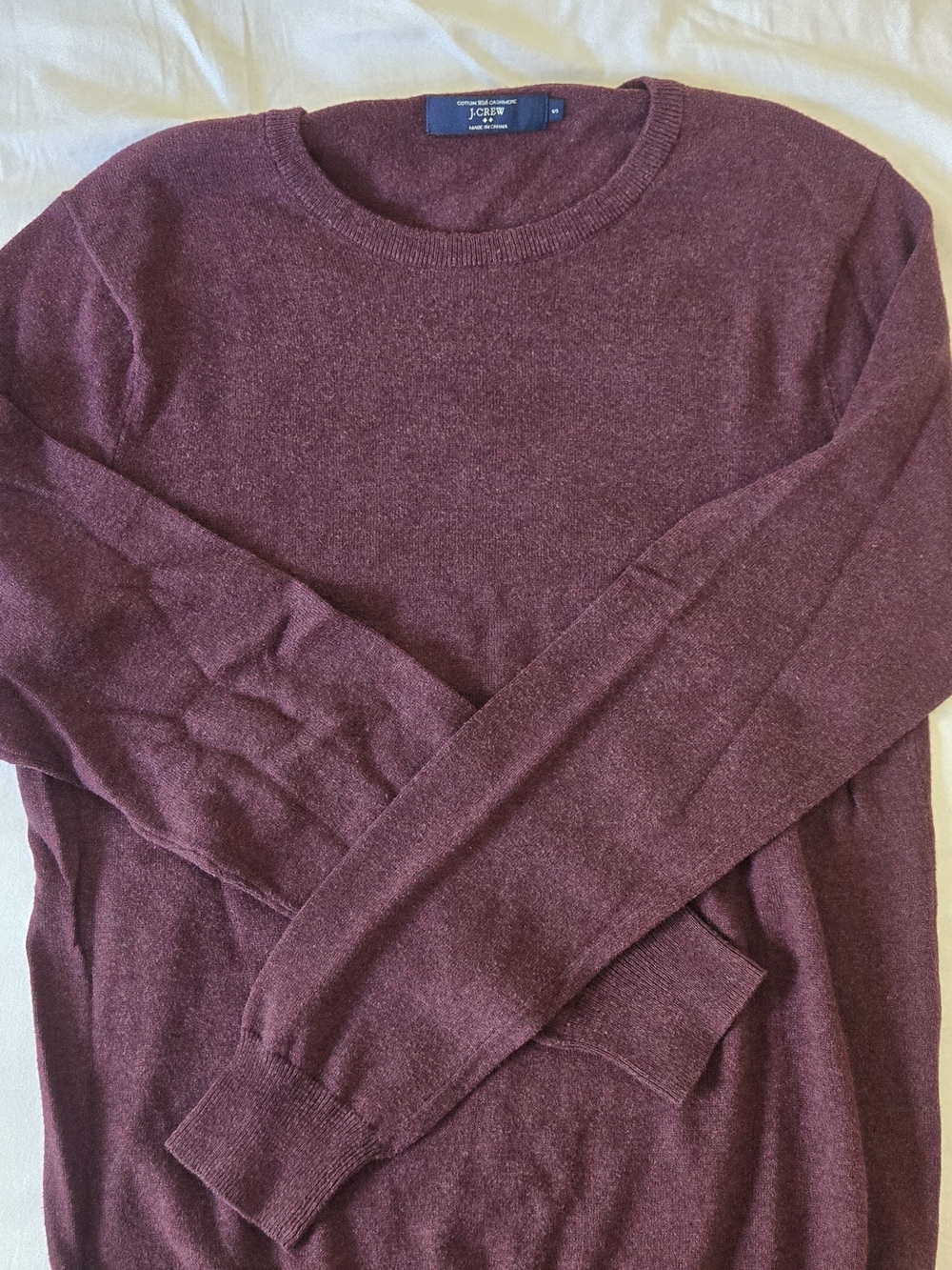 J. Crew Men's Crewneck Sweater - Wine